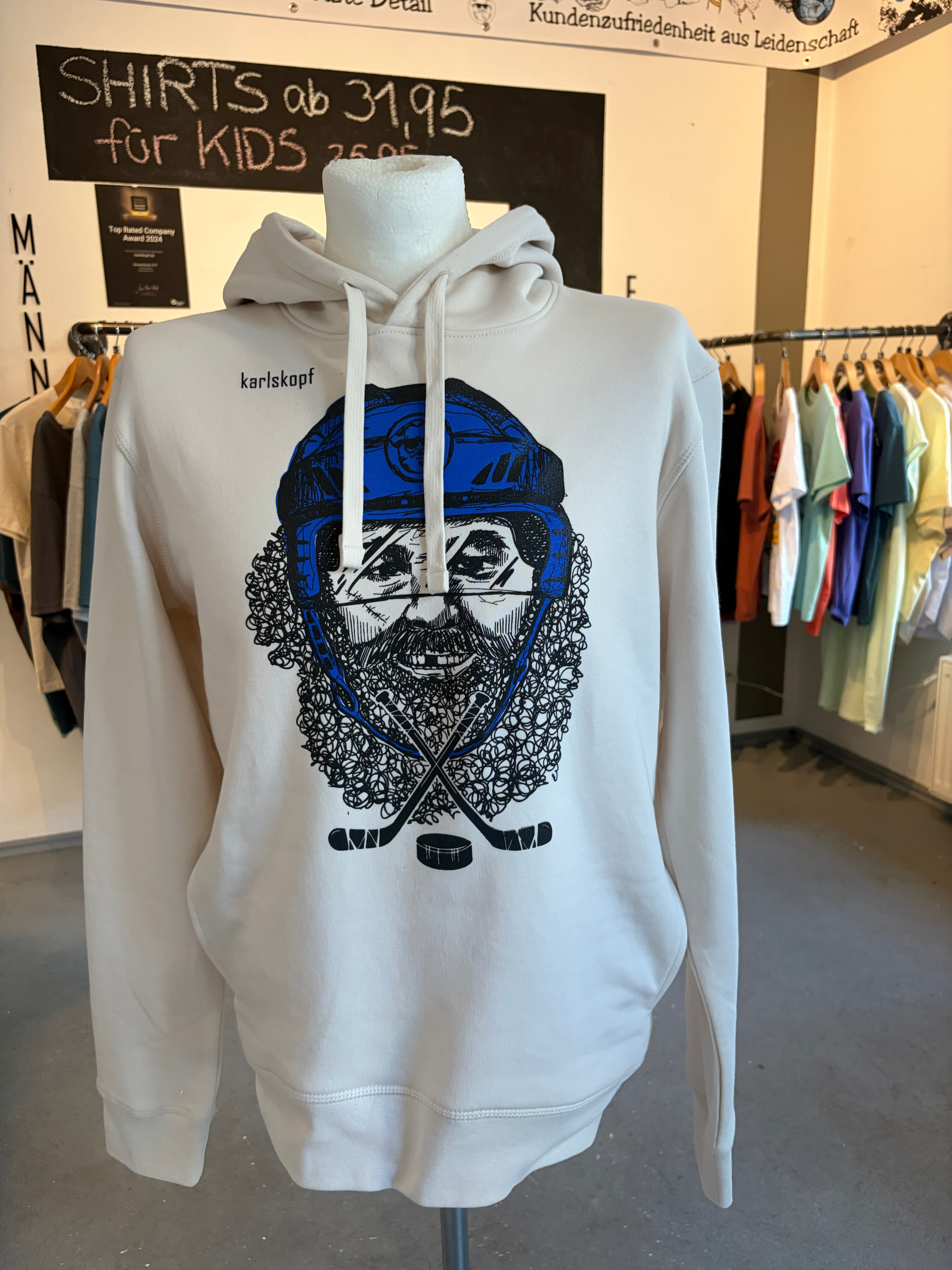 EISHOCKEYSPIELER - HERREN HOODIE