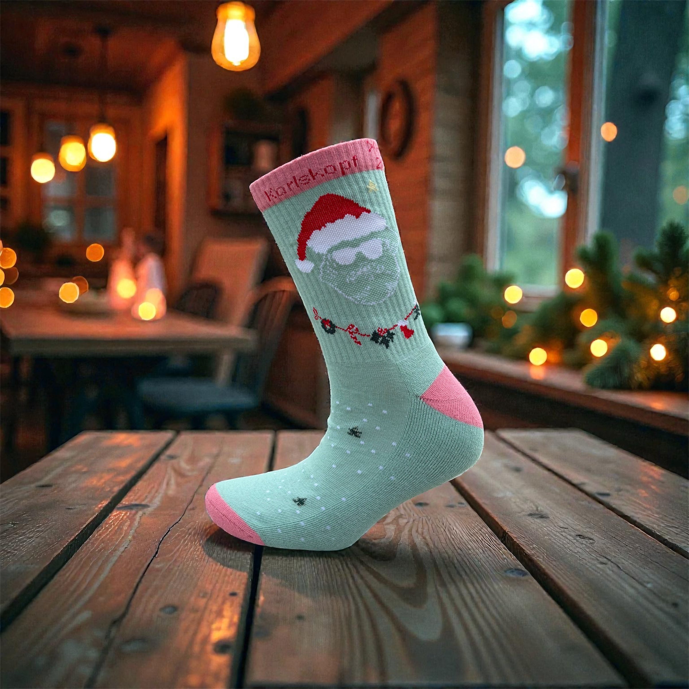 WEIHNACHTSSOCKEN aus Bio-Baumwolle