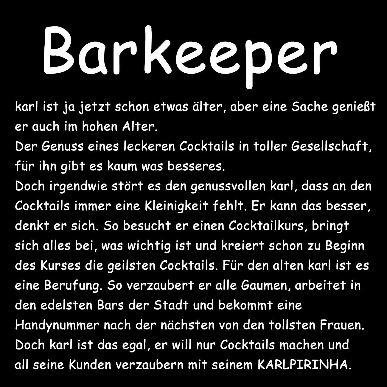 BARKEEPER - Herren T-Shirt