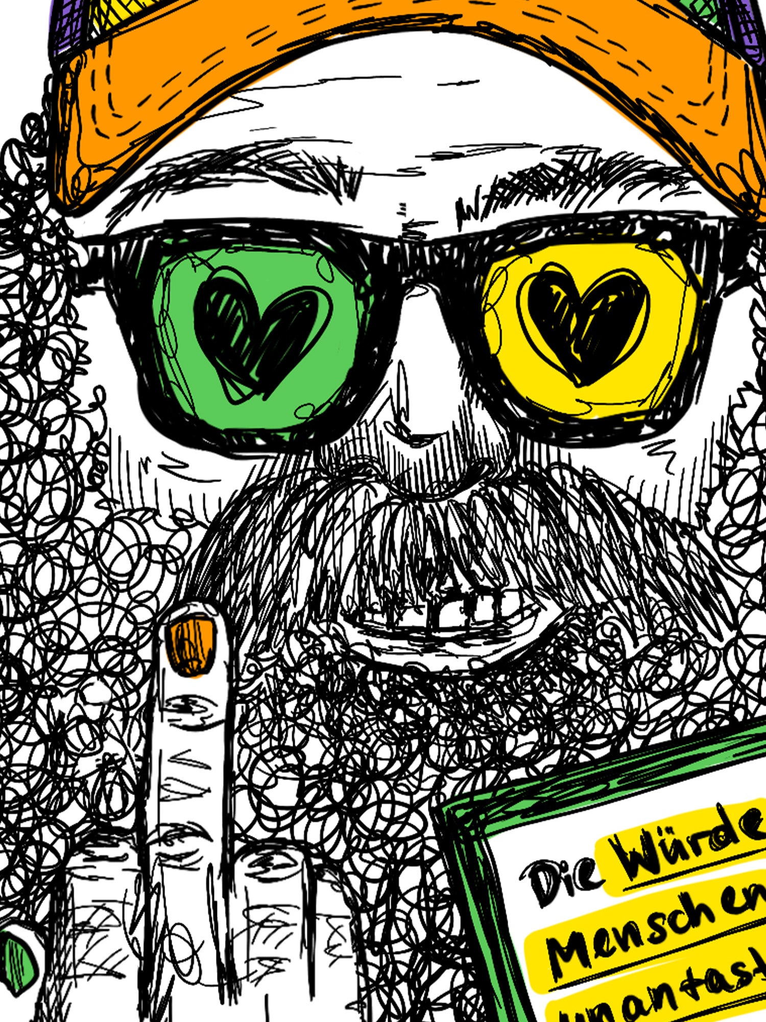 karlskopf BUNTMACHER Nahaufnahme