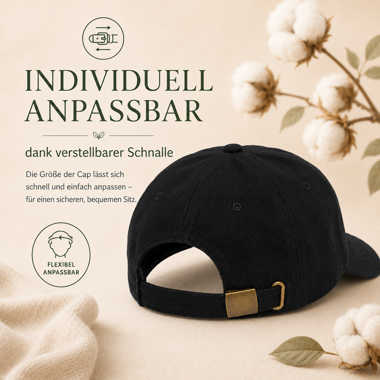 CAP - DARK BLACK