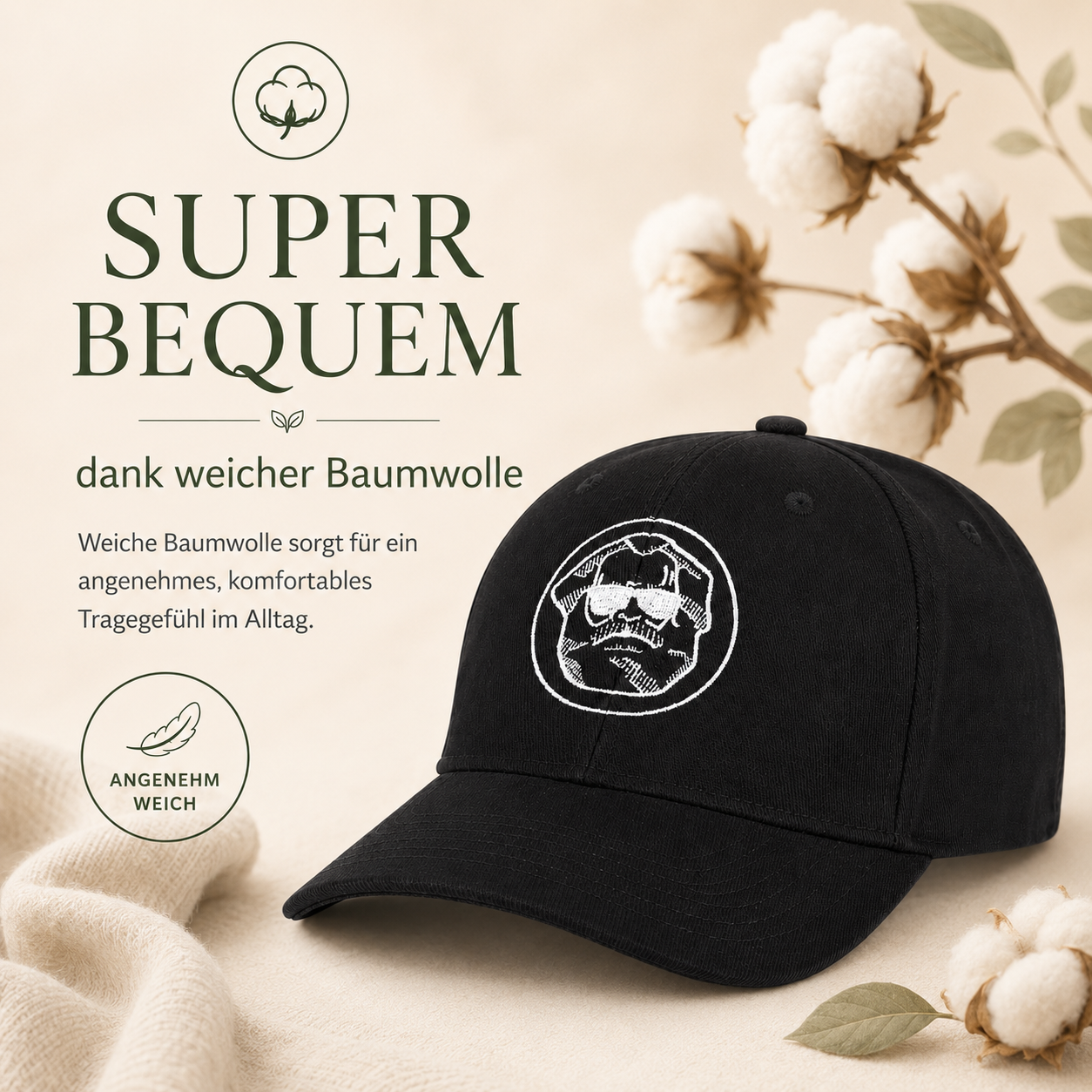 CAP - DARK BLACK