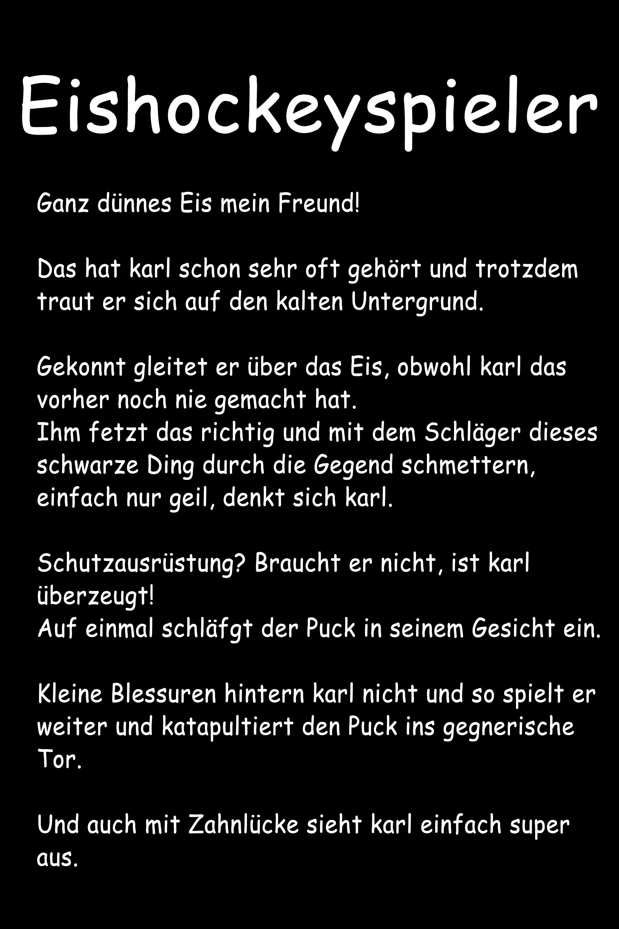 EISHOCKEYSPIELER vol. 1 - Herren T-Shirt oversized