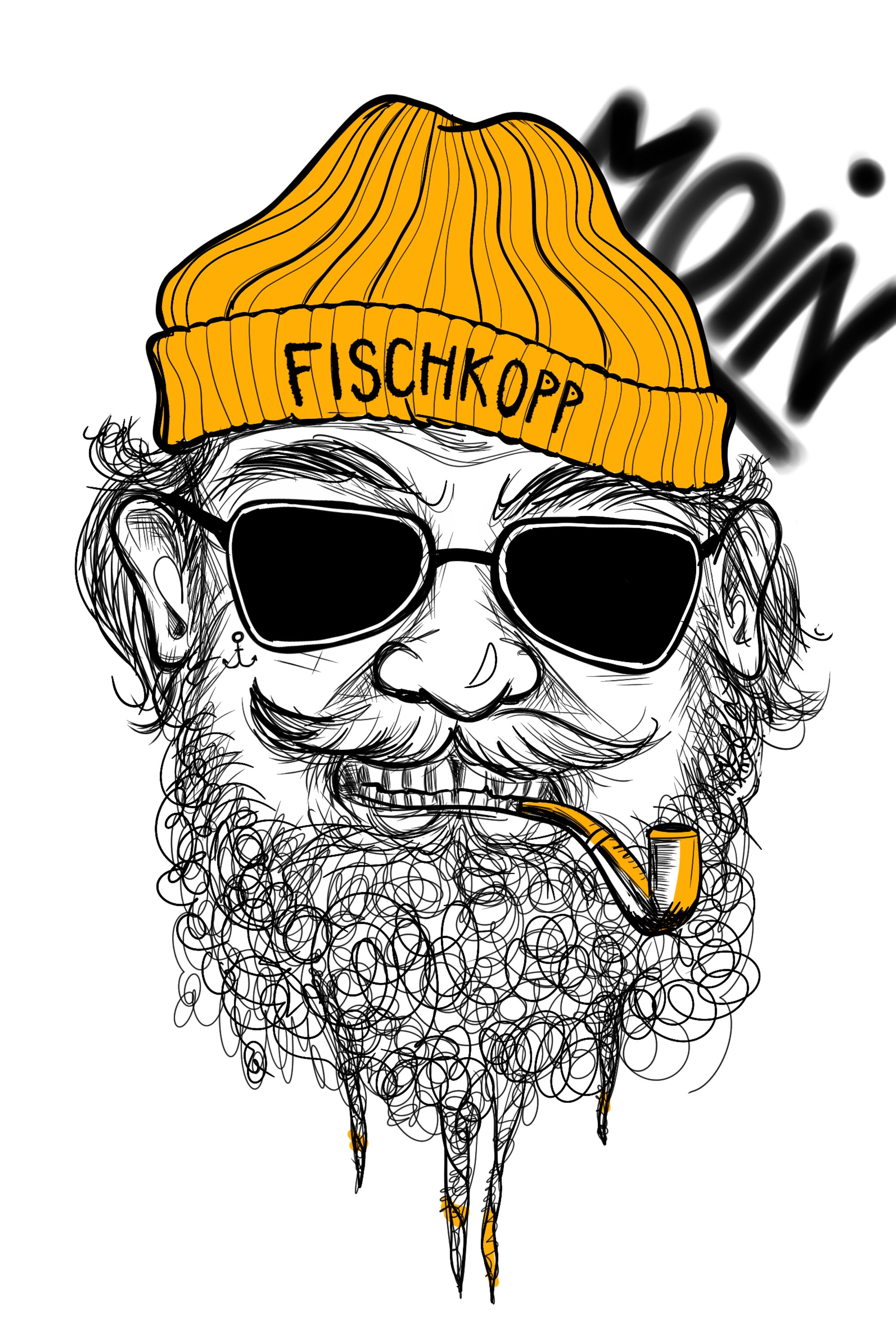 FISCHKOPP vol. 1 - Herren T-Shirt oversized