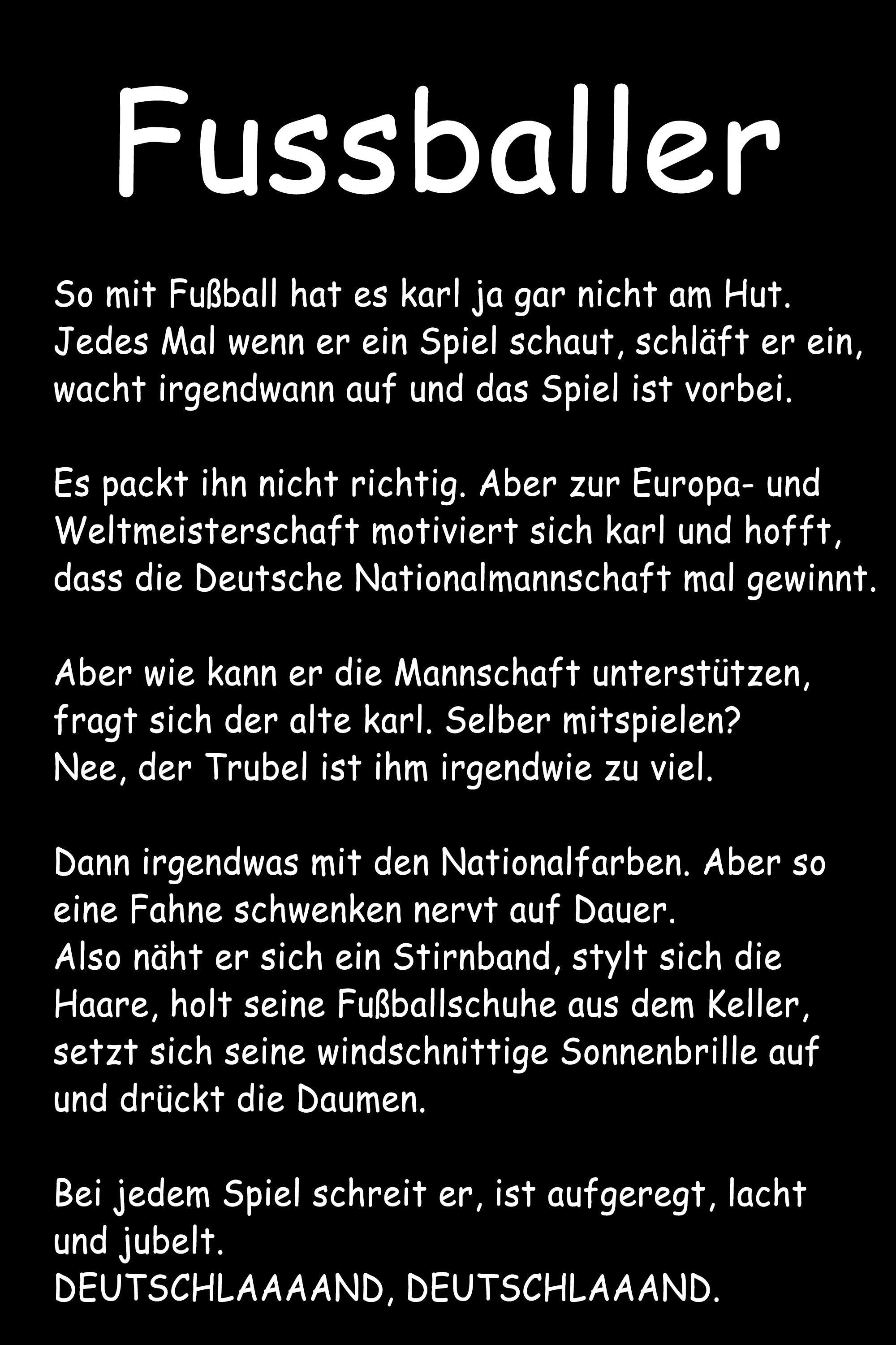 FUSSBALLER vol. 1 - Herren T-Shirt oversized