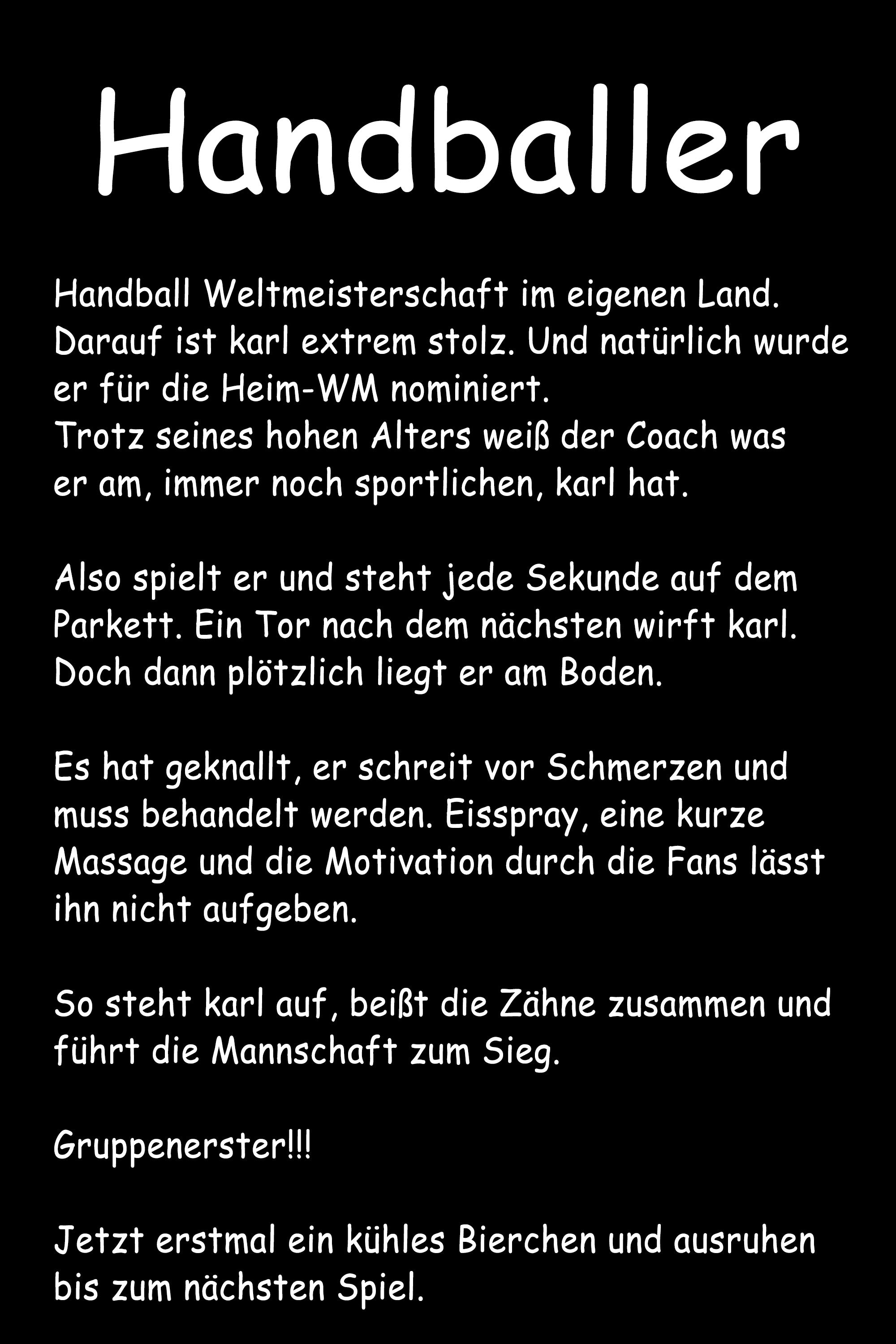 HANDBALLER vol. 1 - Herren T-Shirt