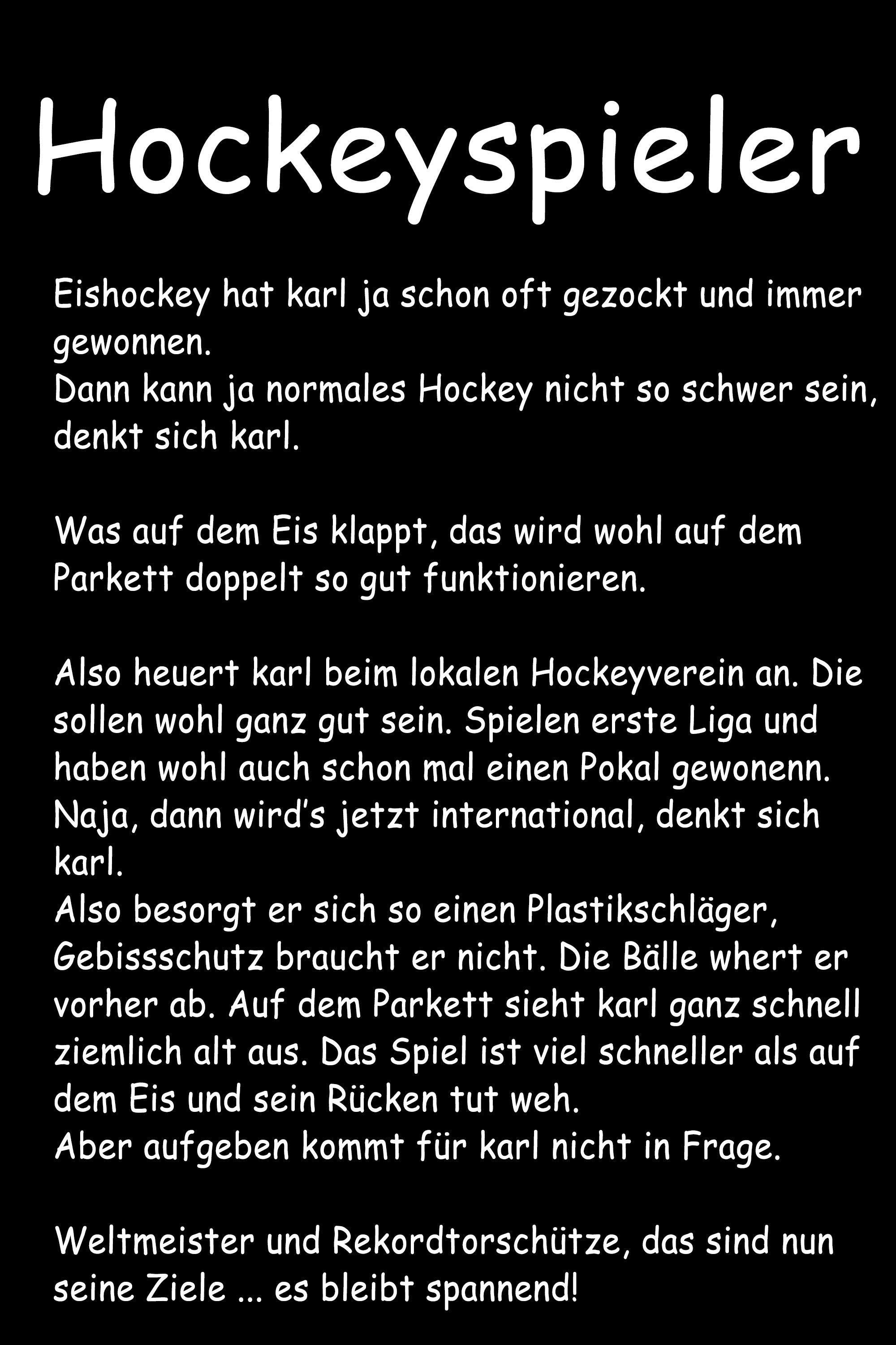 HOCKEYSPIELER vol. 1 - Herren T-Shirt oversized