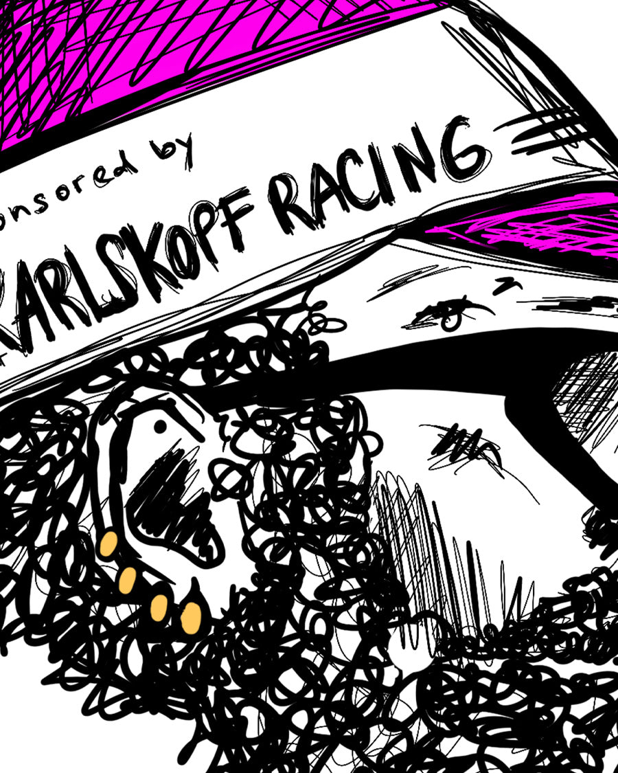 karlskopf RADFAHRER Nahaufnahme