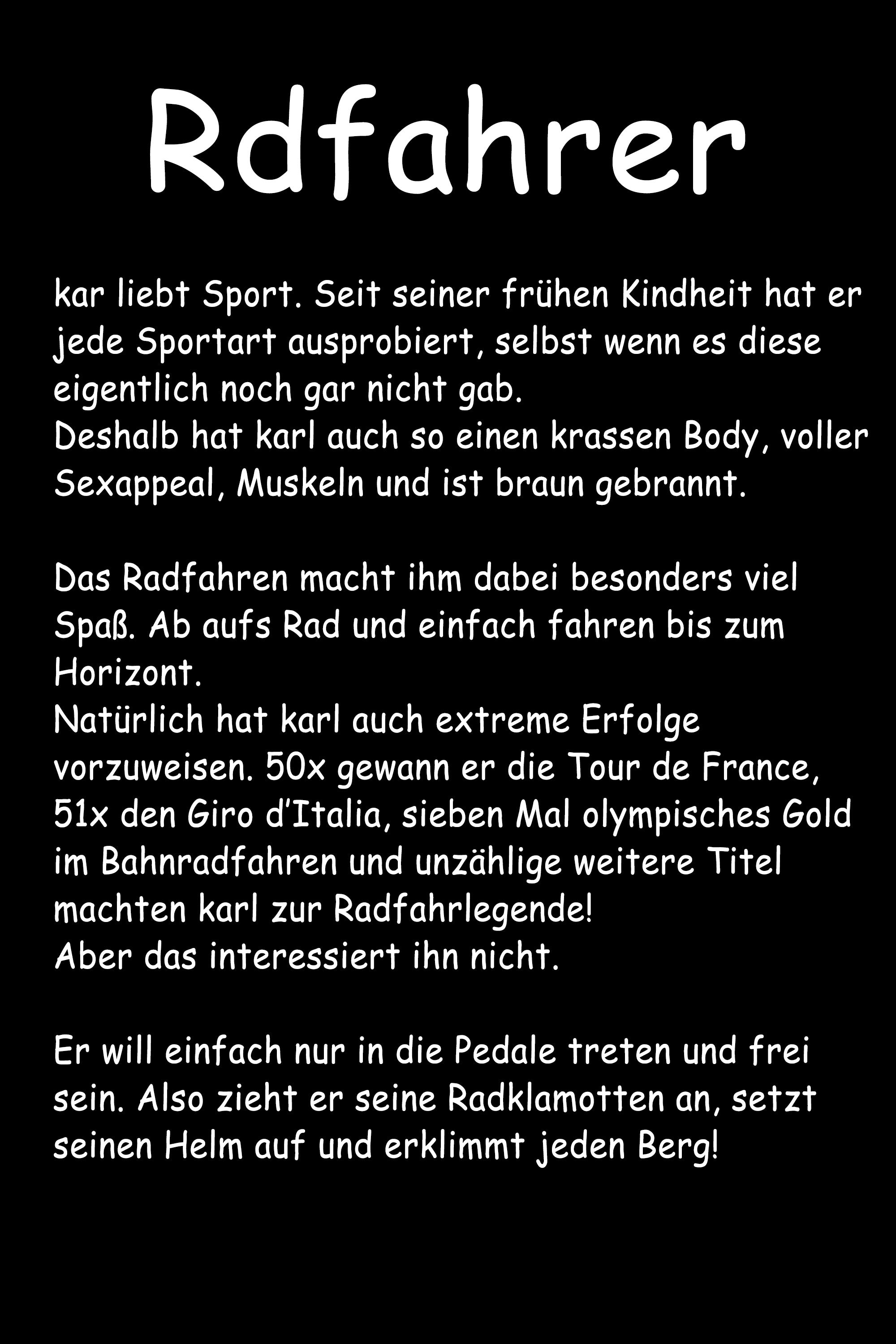 RADFAHRER vol. 1 - Herren T-Shirt oversized