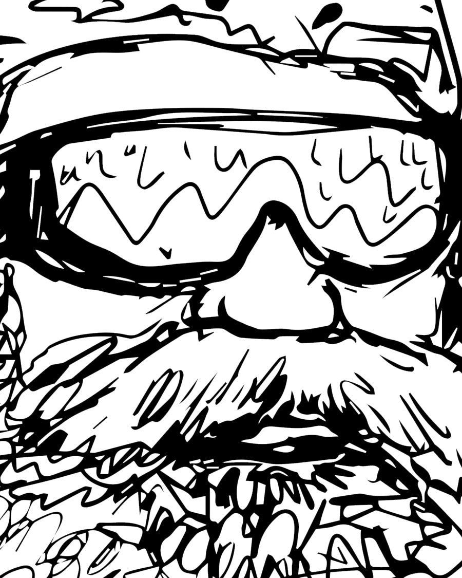 karlskopf SKIFAHRER Nahaufnahme