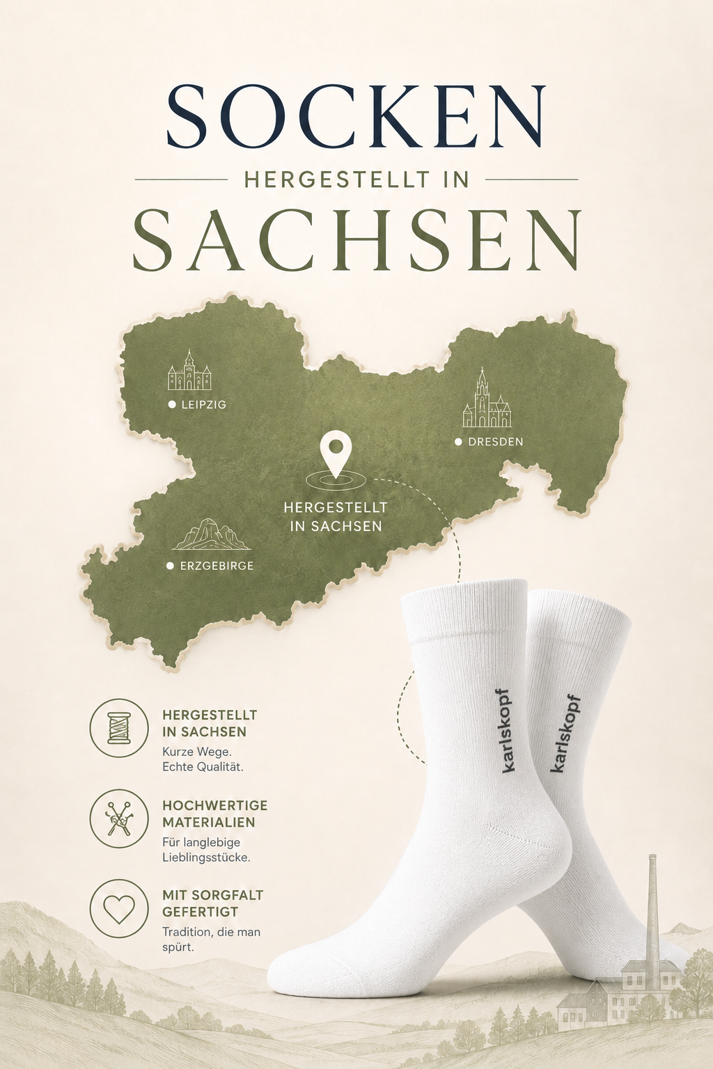 KULTURHAUPTSTADT SOCKEN C25 aus Bio-Baumwolle