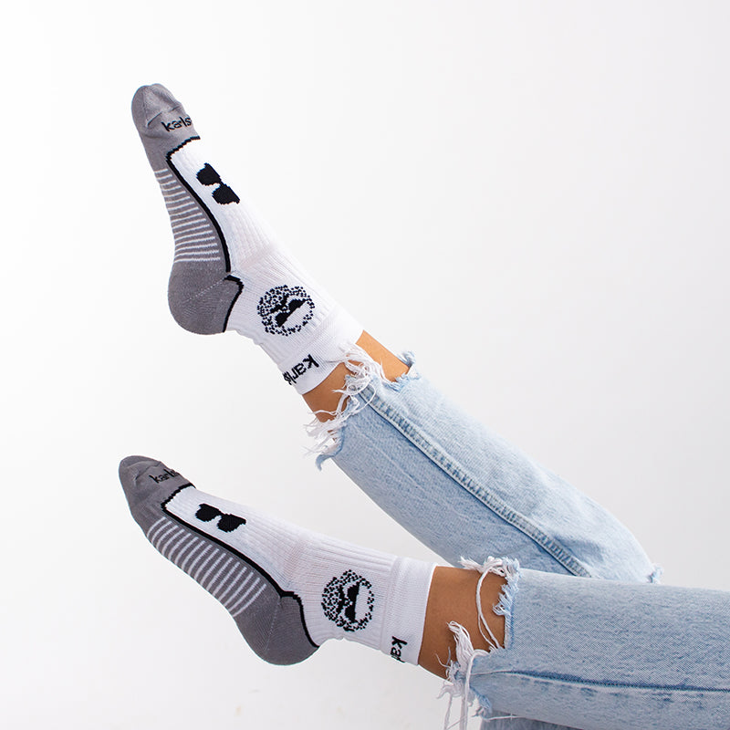 BASIC WHITE Socken aus Bio-Baumwolle