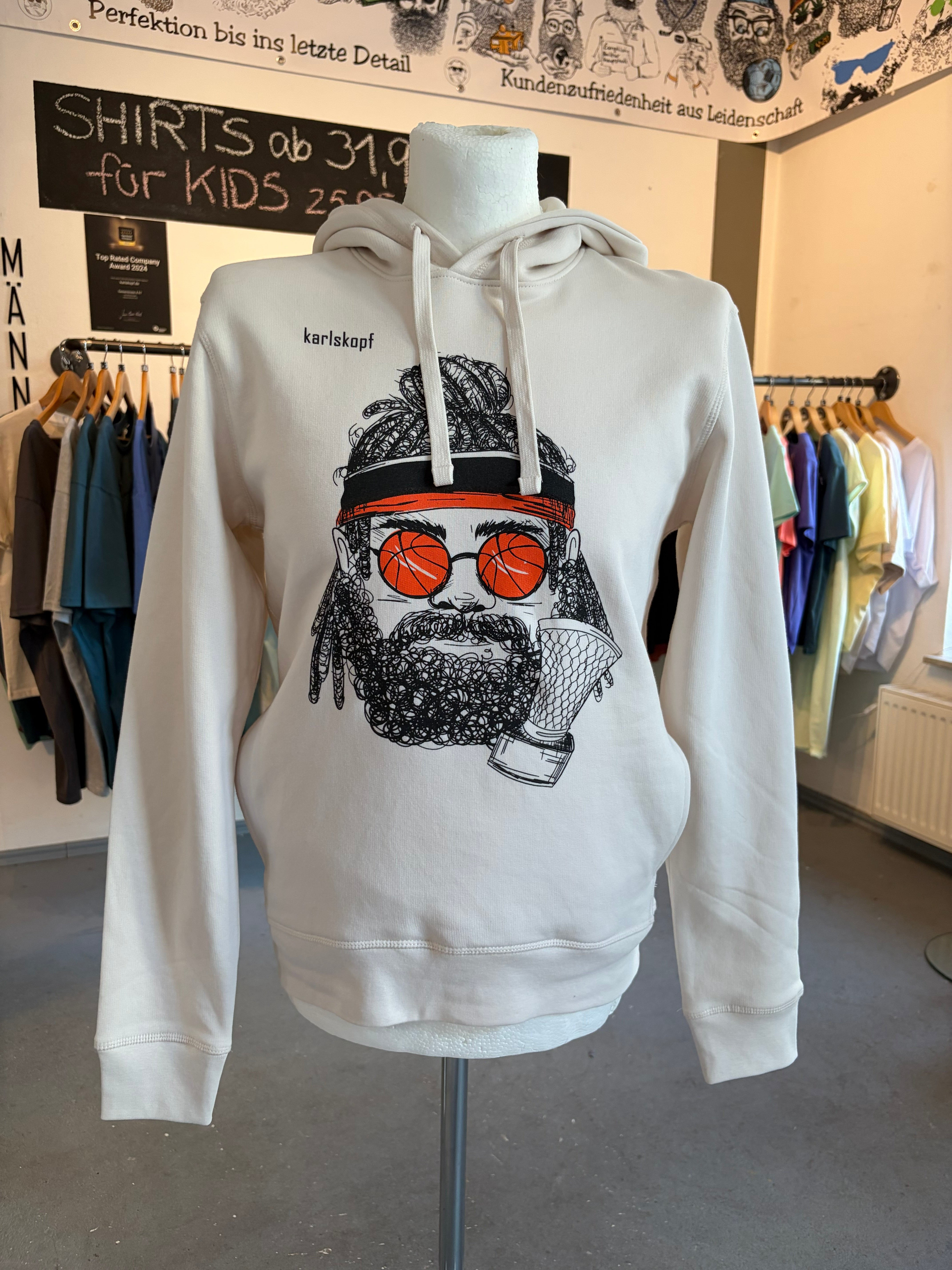 BAKSETBALLER -  HERREN HOODIE