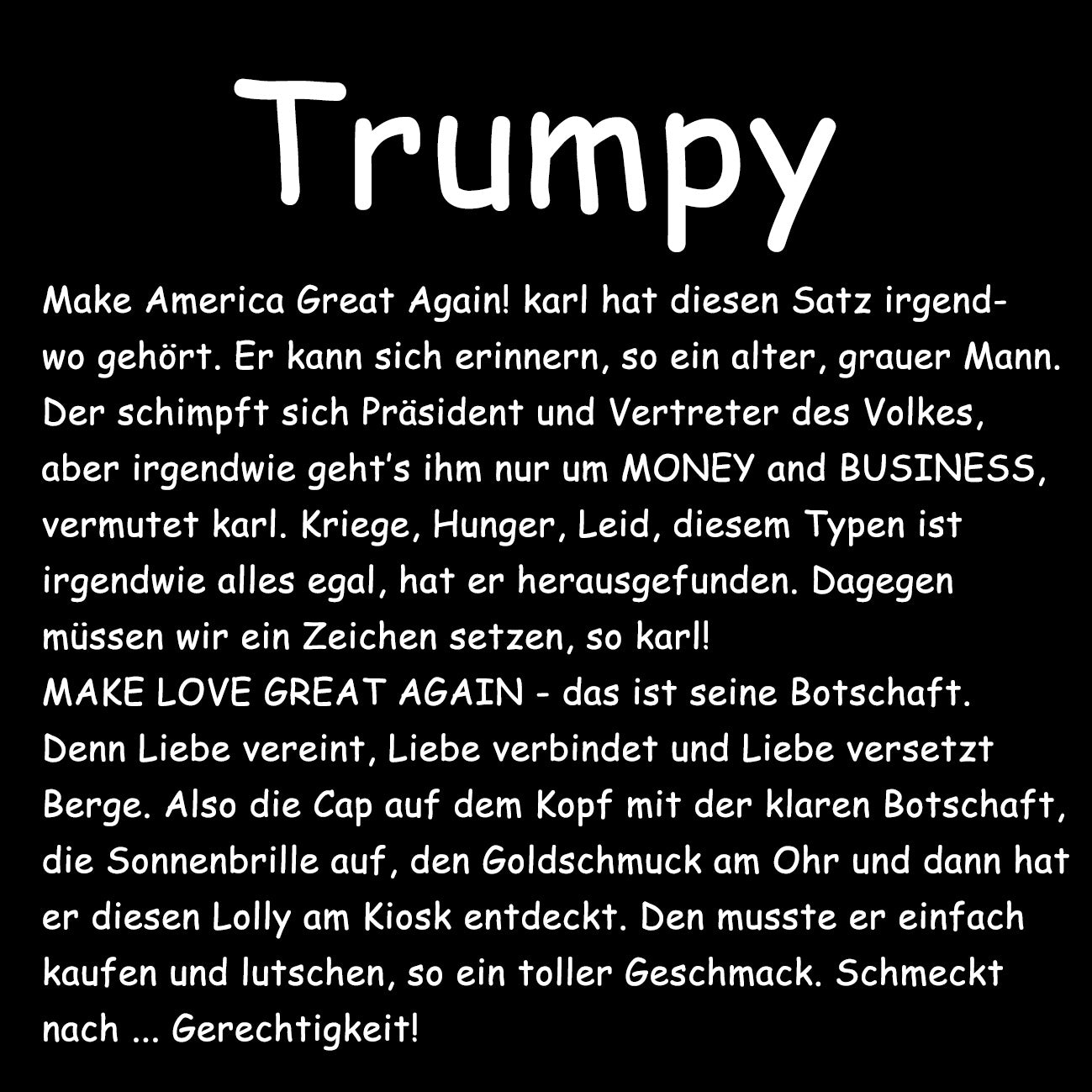 TRUMPY - Herren T-Shirt oversized