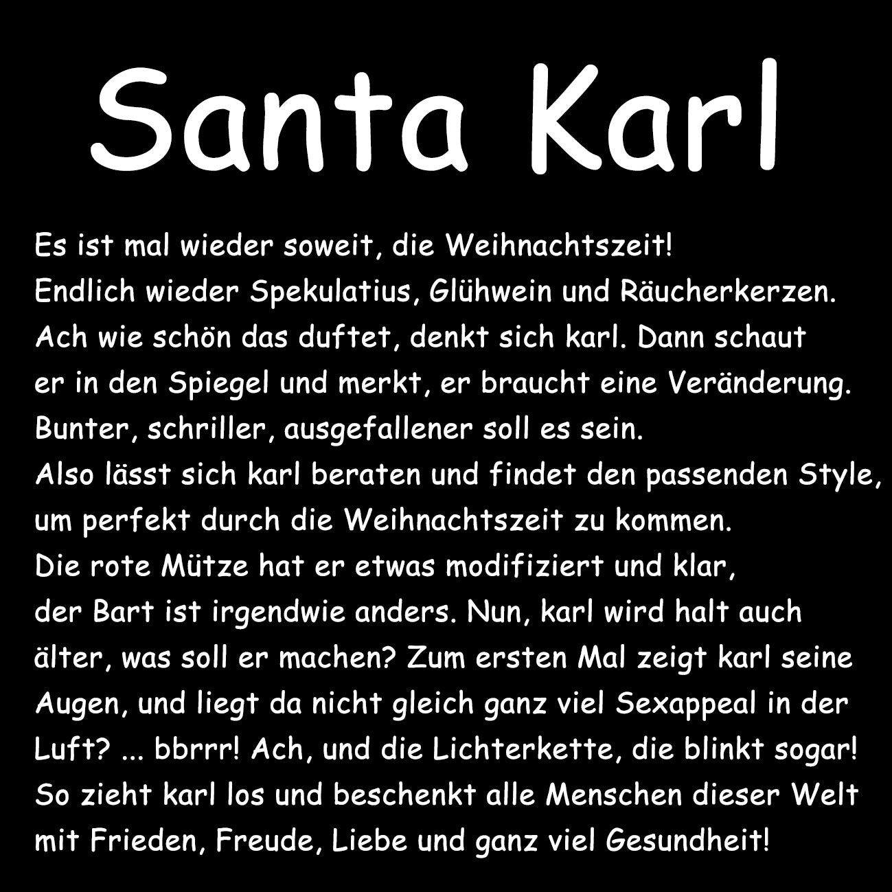 SANTA KARL 2.0 - Damen T-Shirt