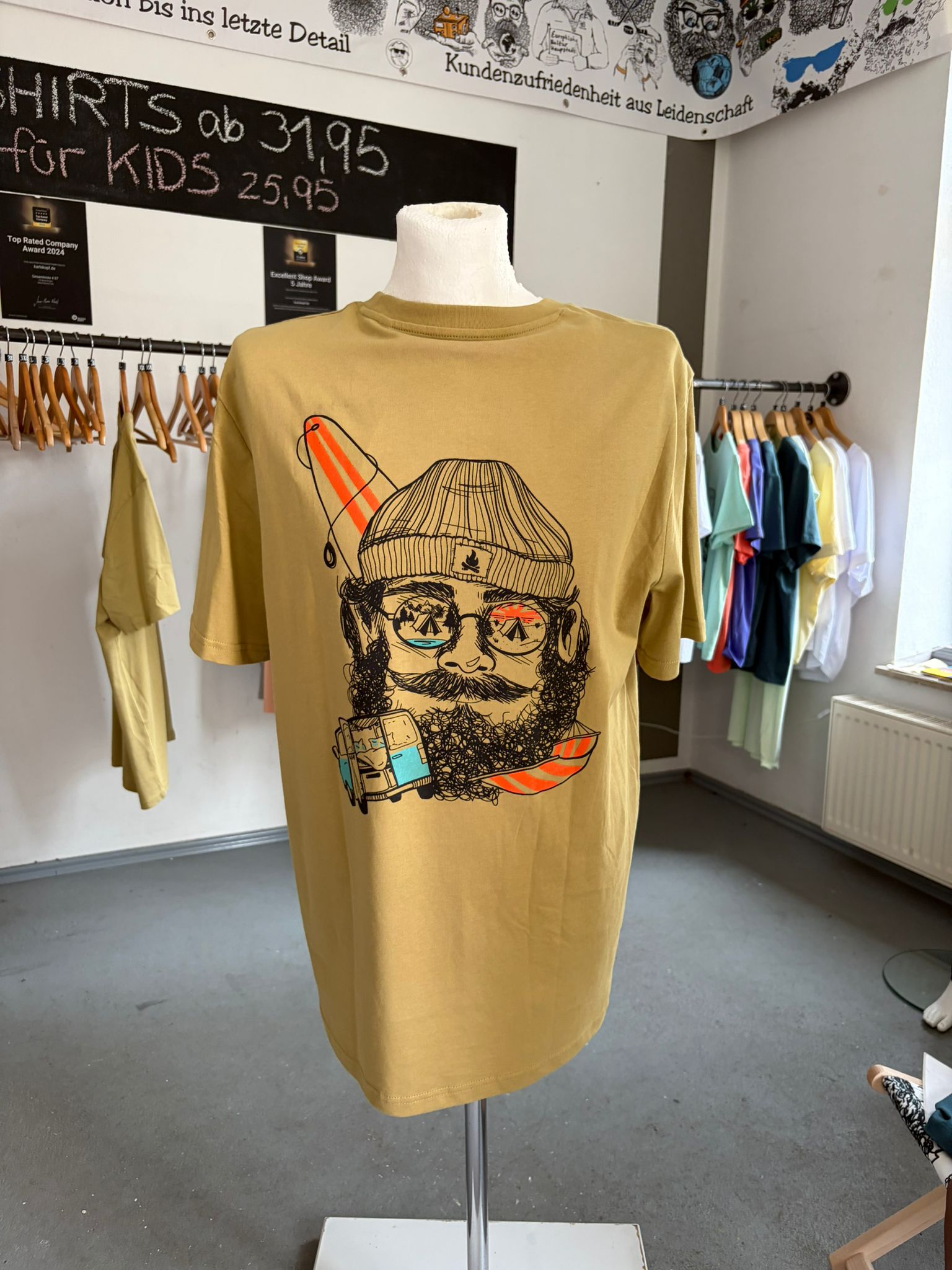 CAMPER - HERREN SHIRT BACKPRINT L
