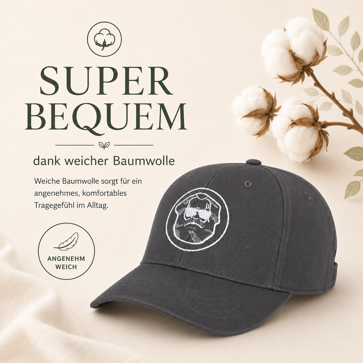 CAP - EASY GREY