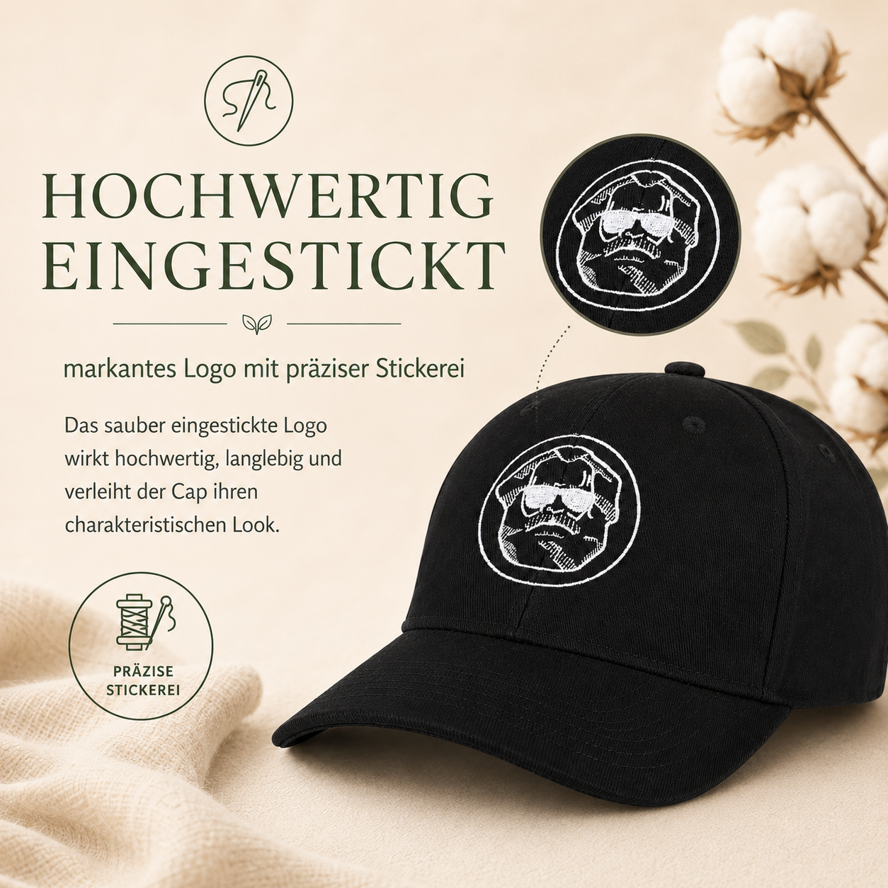 CAP - DARK BLACK
