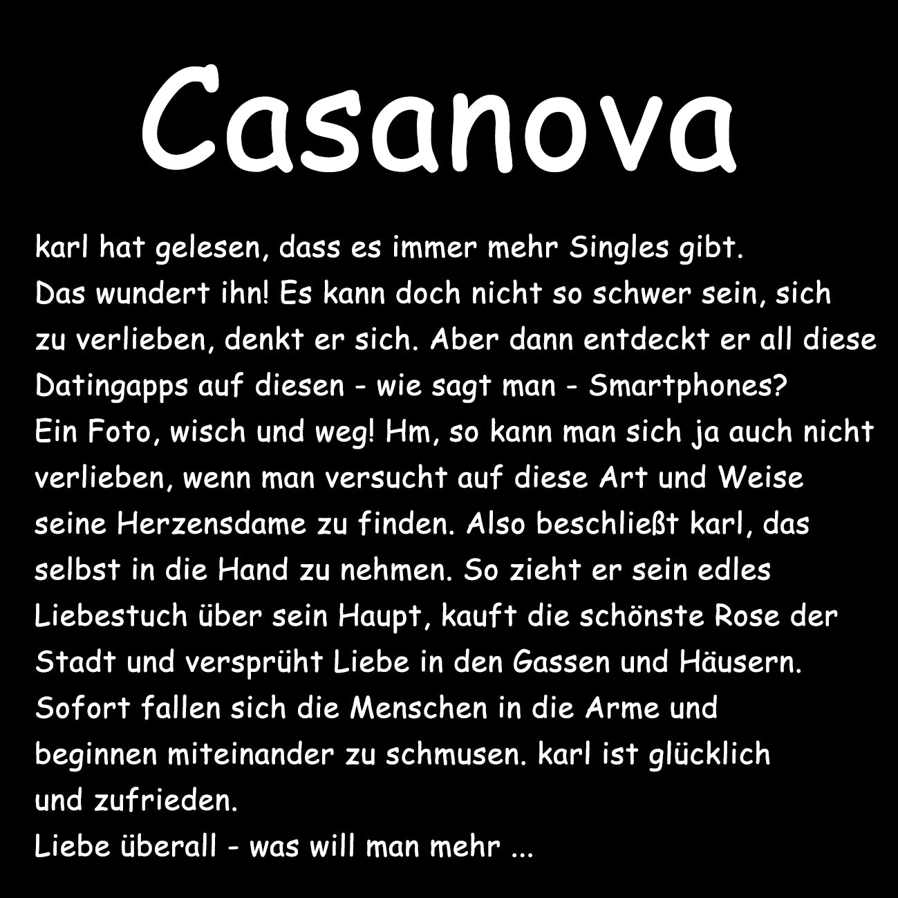 CASANOVA - Herren T-Shirt oversized