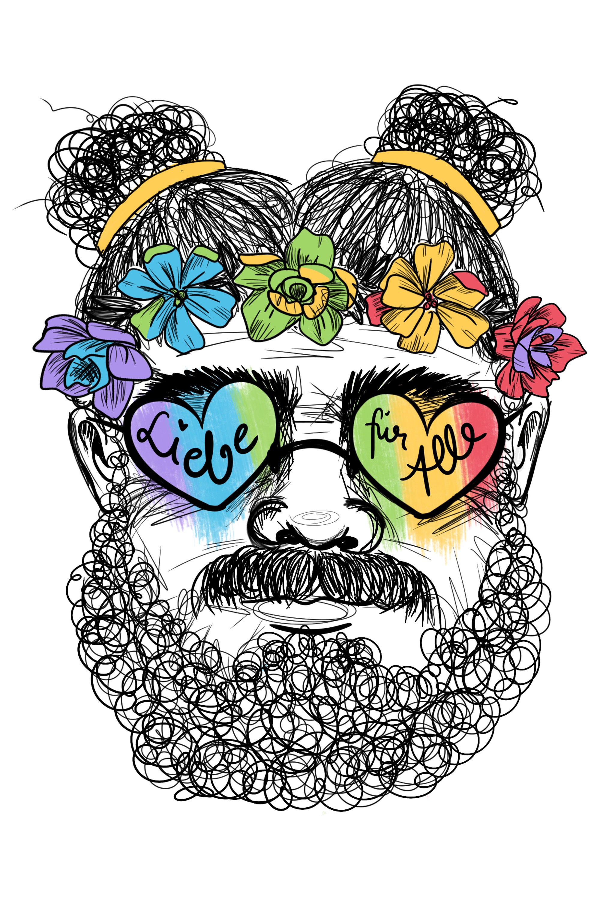 COLORKARL vol. 2 - Damen T-Shirt oversized