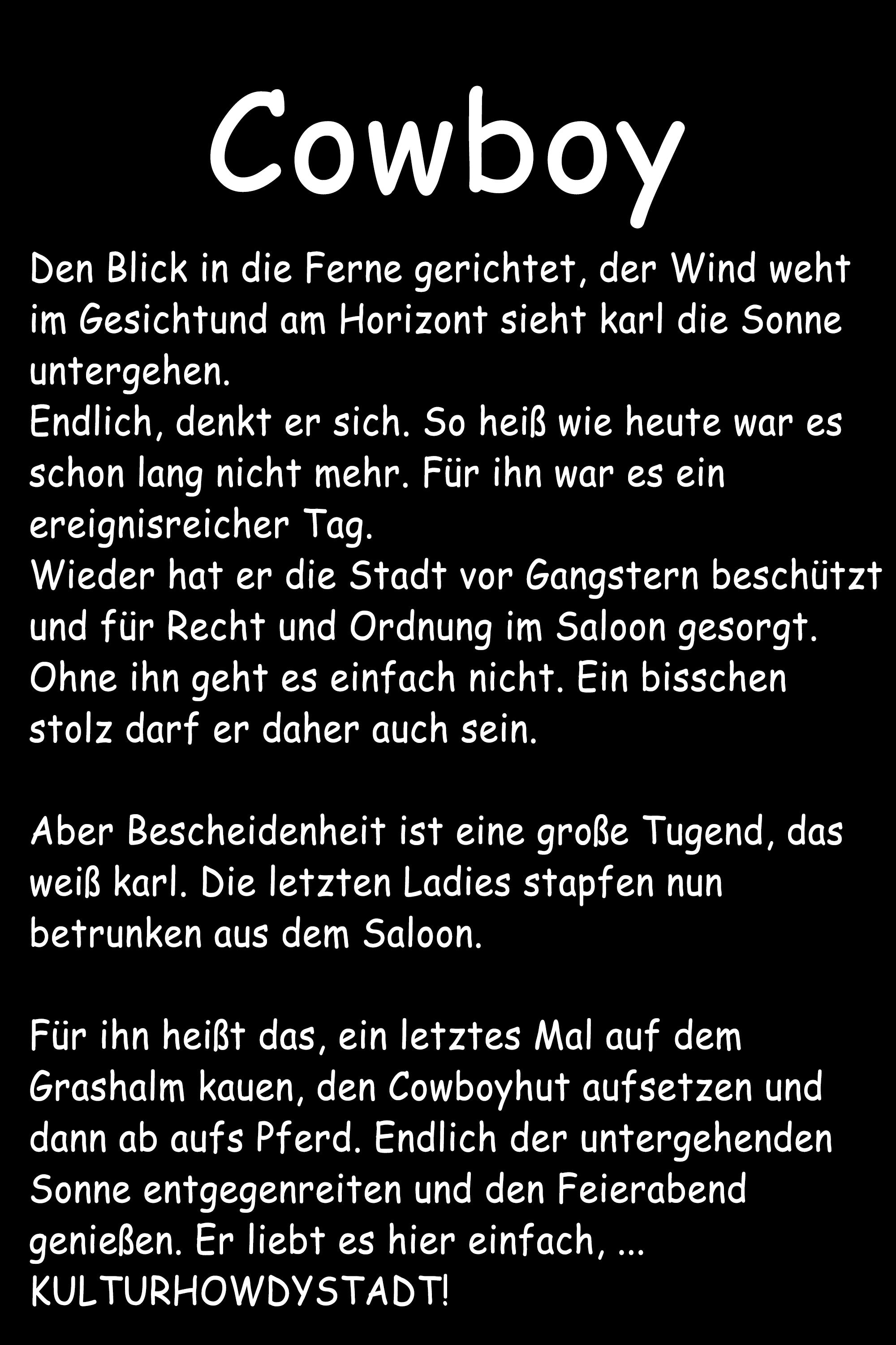 COWBOY vol. 2 - Damen T-Shirt oversized