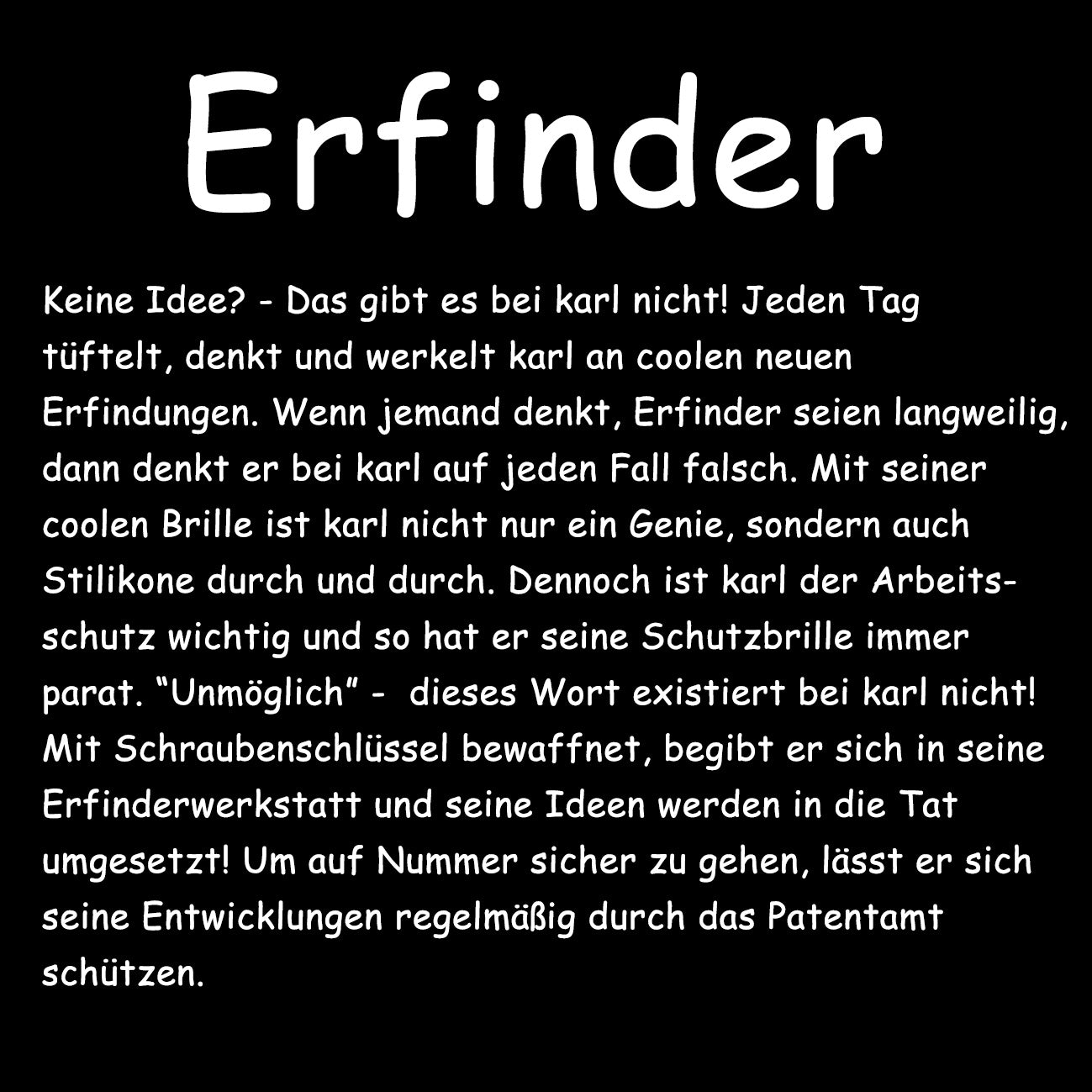 ERFINDER - Herren T-Shirt