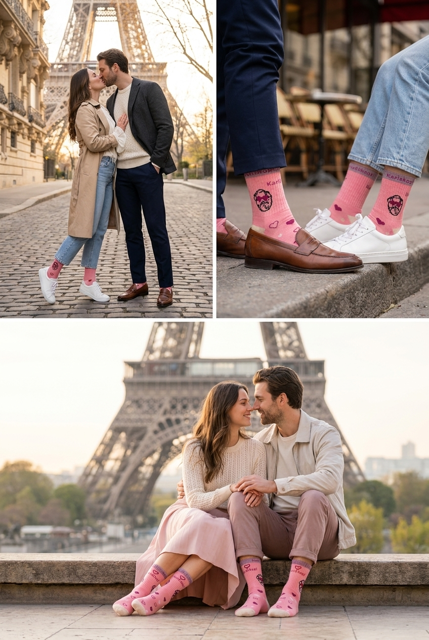 LOVE IS IN THE AIR SOCKEN aus Bio-Baumwolle