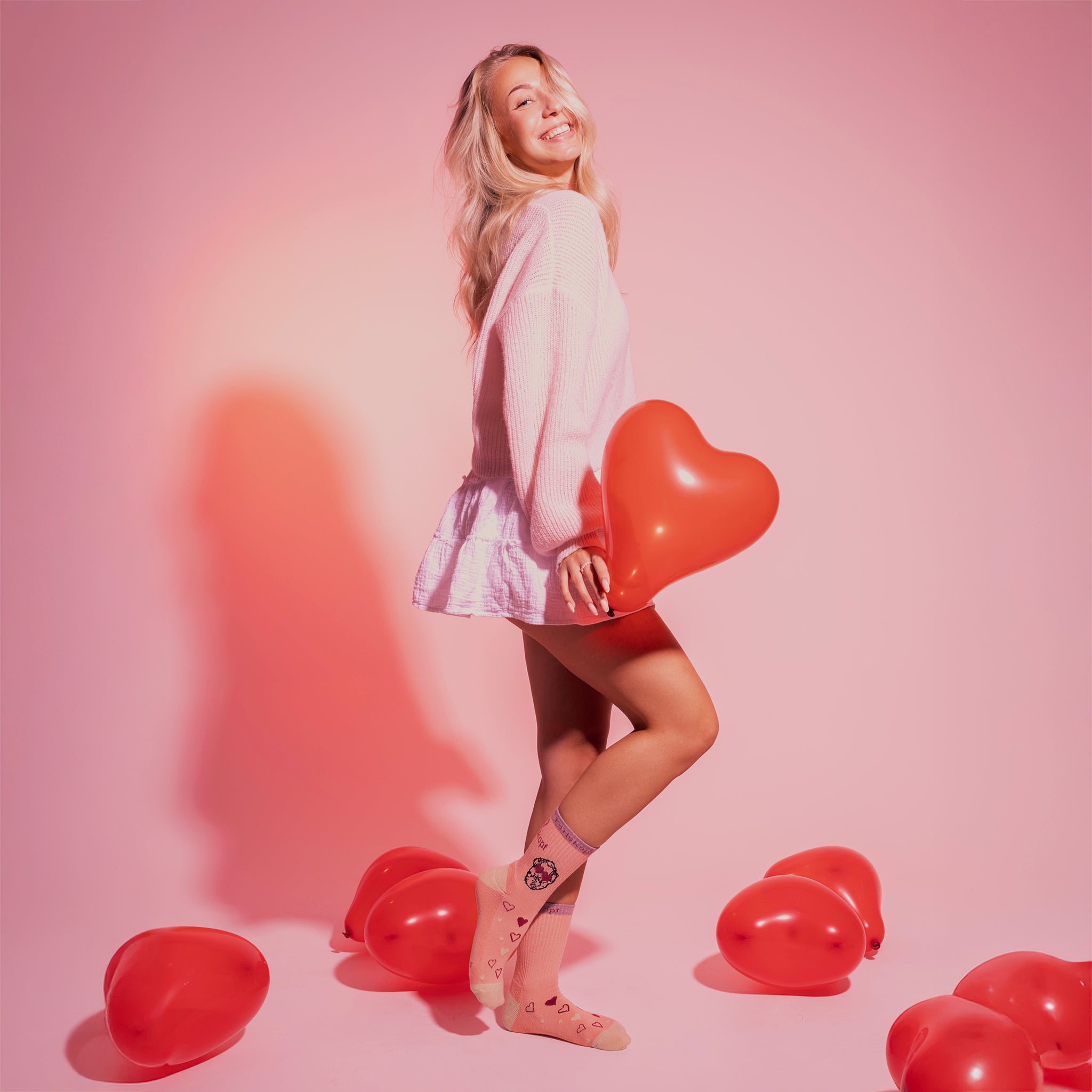 LOVE IS IN THE AIR SOCKEN aus Bio-Baumwolle