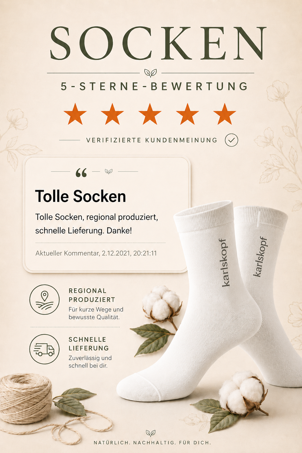 KULTURHAUPTSTADT SOCKEN C25 aus Bio-Baumwolle